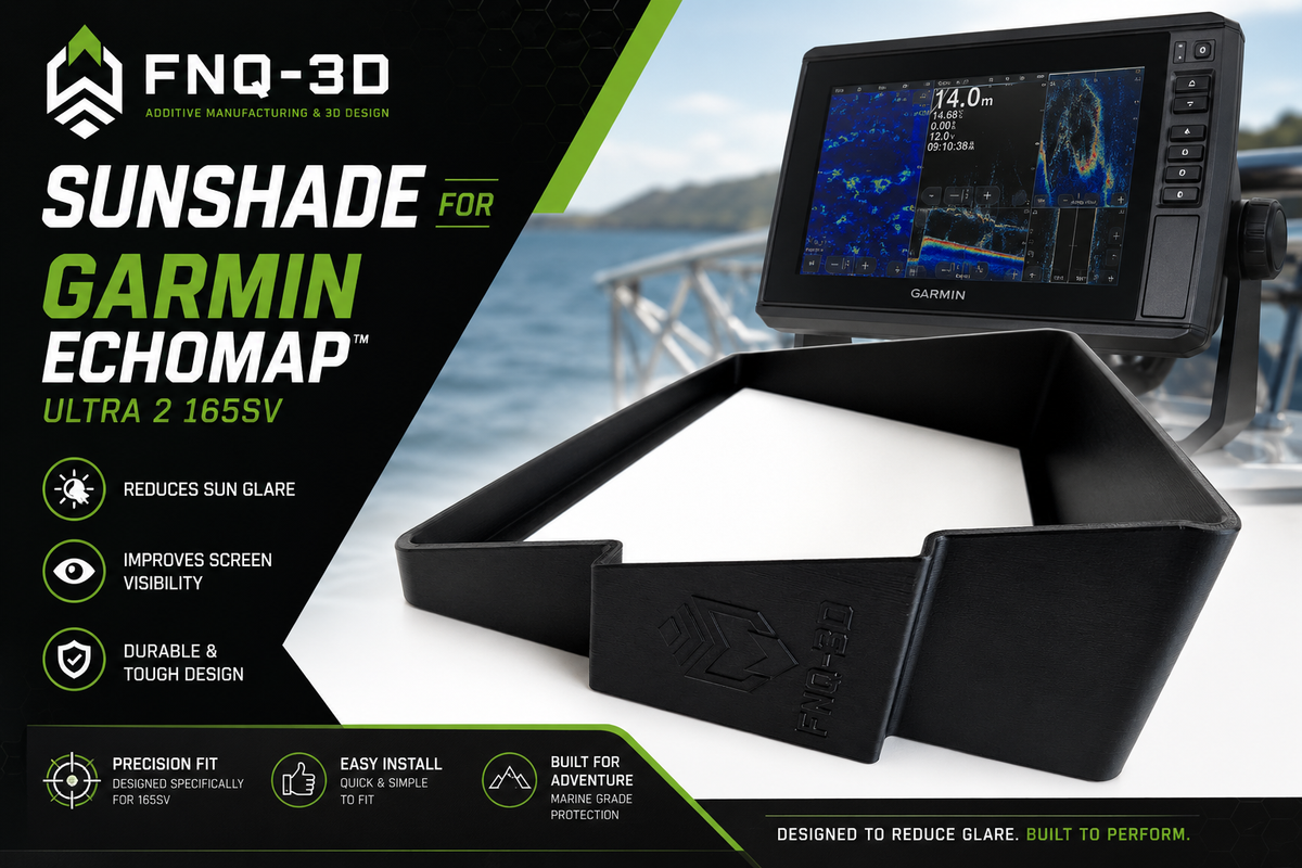 Screen Sunshade Cover Garmin ECHOMAP Ultra 2 165SV – Anti-Glare UV Protection