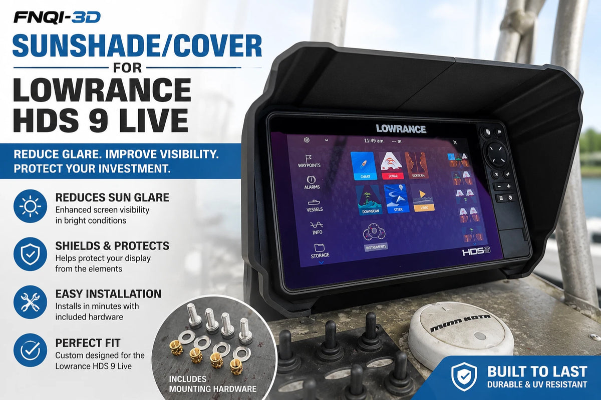 Lowrance HDS 9 Live Sunshade Cover Screen Glare Shield Fish Finder Protector